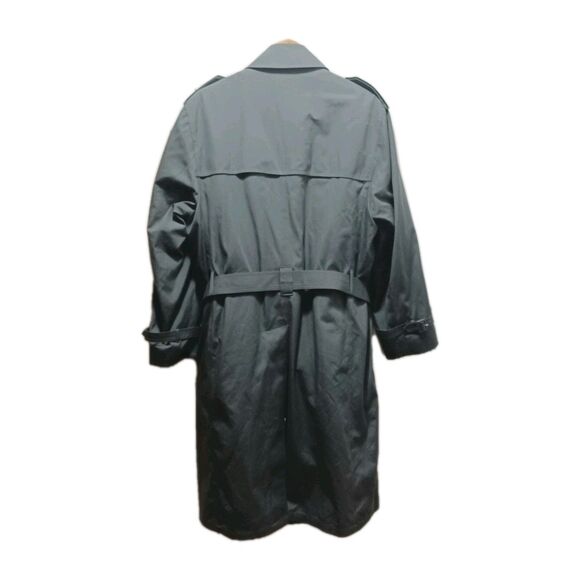 Men's All Weather Wear Trench Double Breasted Coat  With Removable Lining 42R - Picture 2 of 13